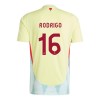 Officiële Voetbalshirt + Korte Broek Spanje Rodrigo 16 Uit EK 2024 - Kids